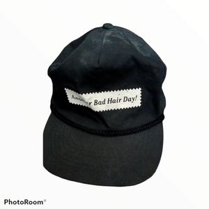 Vintage bad hair day Unisex baseball cap black adj
